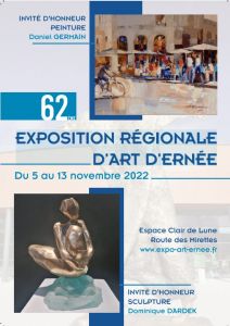 du 5 au 13 Novembre -62 ème exposition régionale d'art d'ernée (53)