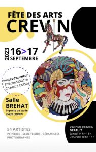 du 16 au 17 Sept 2023- Salon des Arts de CREVIN (35)
