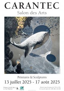 du 13/07 au 17/08 2025 Salon des Arts de CARANTEC (29) du 13/07 au 17/08 2025 Salon des Arts de CARANTEC (29)